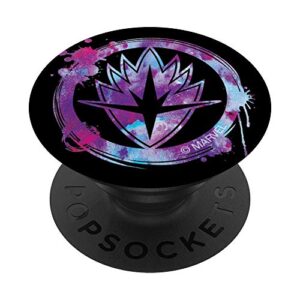 marvel guardians of the galaxy purple paint splatter icon popsockets popgrip: swappable grip for phones & tablets
