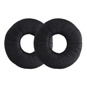 kwmobile replacement ear pads compatible with sony mdr-zx100/zx110/zx300/v150 - earpads set for headphones - black