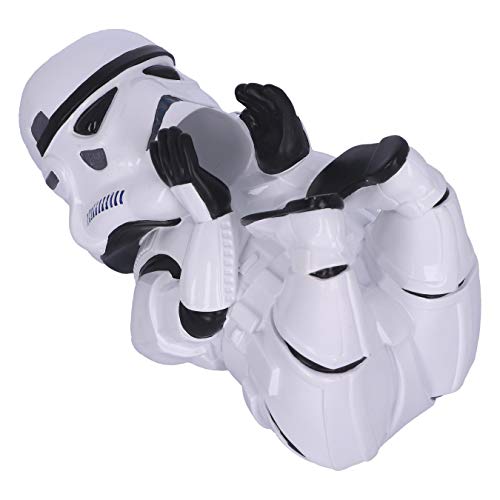 Nemesis Now Original Stormtrooper Sci-Fi Wine Bottle Holder Figurine, White, One Size