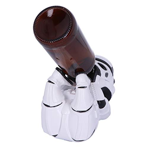 Nemesis Now Original Stormtrooper Sci-Fi Wine Bottle Holder Figurine, White, One Size