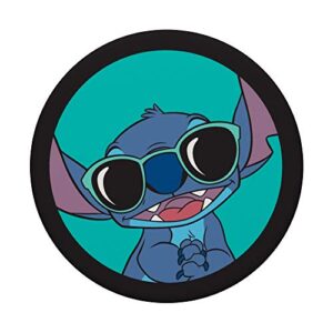 Disney Lilo and Stitch Cute Sunglasses PopSockets PopGrip: Swappable Grip for Phones & Tablets