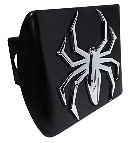 Metalhead Lightning Spider Black Metal Hitch Cover