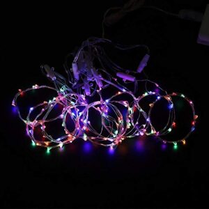 A-POWER 300 LED Curtain Lights USB Window Fairy Lights Decoration Remote Controlled LED String Lights (Rainbow)