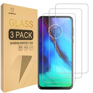 mr.shield [3-pack] designed for motorola moto g stylus [2020 version only] [tempered glass] [japan glass with 9h hardness] screen protector with lifetime replacement