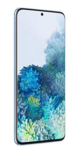 Straight Talk Samsung Galaxy S20 5G Cloud Blue 128Gb SM-G981ULBAXAA Sim Card Kit Plus an Installed LK Screen Protector and A Samsung Wireless Charging Pad Bundle