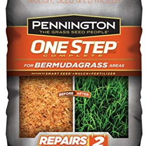 Pennington One Step Complete Bermudagrass Bare Spot Grass Seed, 5 Pounds, White