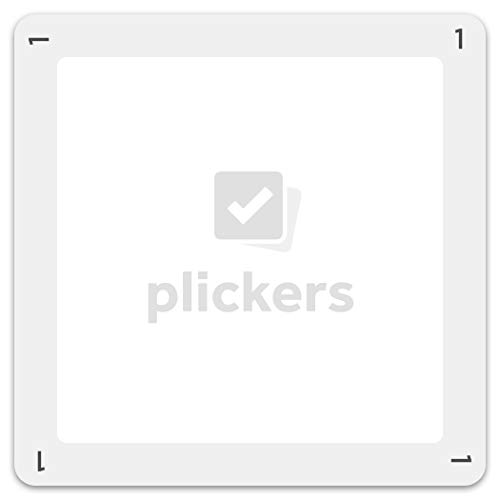 Plickers Cards – Engage Every Student with Real-Time Formative Assessment (Small Answers, Cards 1-30)