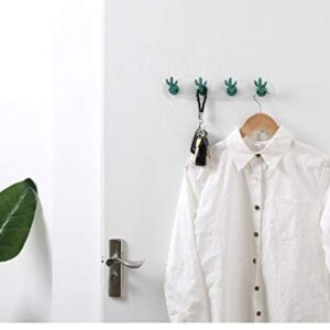 Cactus Wall Hooks, Coat Rack Wall Mounted Hanger Hat Hooks Robe Hook Entryway Wall Hangers Hooks Modern Decor Wall Decoration for Coats, Hoodies, Hats, Scarves, Purses, Bath Towels, Clothing