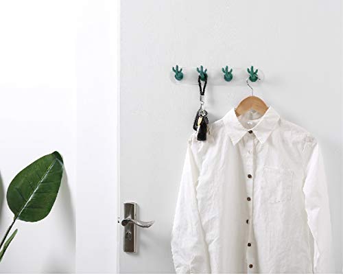 Cactus Wall Hooks, Coat Rack Wall Mounted Hanger Hat Hooks Robe Hook Entryway Wall Hangers Hooks Modern Decor Wall Decoration for Coats, Hoodies, Hats, Scarves, Purses, Bath Towels, Clothing