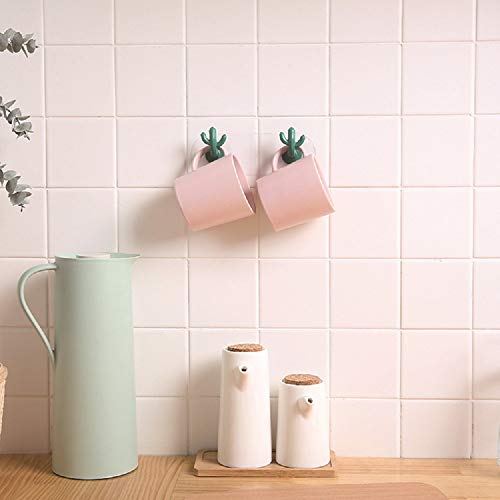 Cactus Wall Hooks, Coat Rack Wall Mounted Hanger Hat Hooks Robe Hook Entryway Wall Hangers Hooks Modern Decor Wall Decoration for Coats, Hoodies, Hats, Scarves, Purses, Bath Towels, Clothing