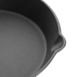 Gibson Home Addlestone Pre-Seasoned Cast Iron Skillet Set, 3-Piece Set (6/8/10-Inch), Charcoal Grey