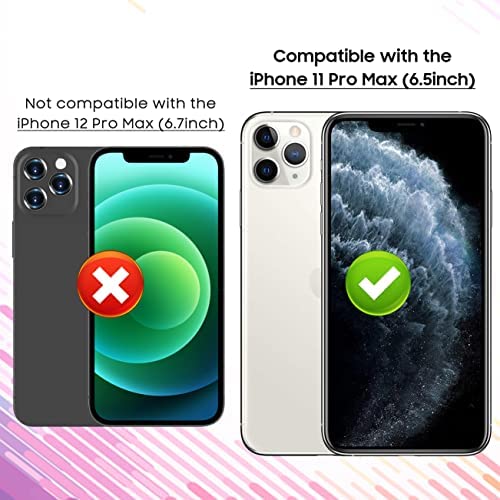 UniqueMe [4 Pack] compatible with iPhone 11 Pro Max 6.5 - inch, 2 Pack Screen Protector Tempered Glass and 2 Pack Camera Lens Protector 9H Hardness Clear [Bubble Free]