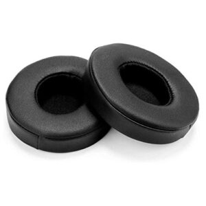 Solo 2 Replacement Earpads Protein Leather & Memory Foam Ear Cushion Pads Compatible with Solo2/Solo3 Wireless On-Ear Headphones -Black