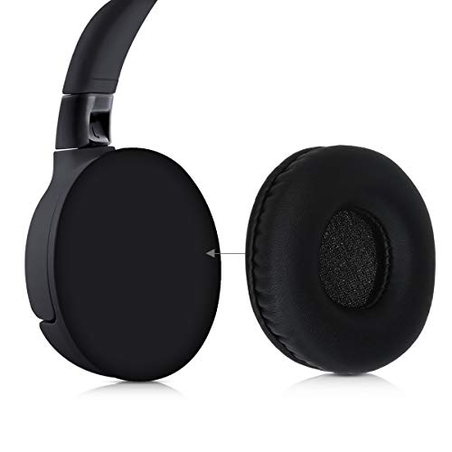 kwmobile Replacement Ear Pads Compatible with JBL Tune 600 / 500BT / 450 - Earpads Set for Headphones - Black