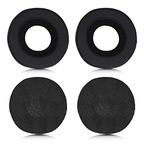 kwmobile Replacement Ear Pads Compatible with JBL Tune 600 / 500BT / 450 - Earpads Set for Headphones - Black