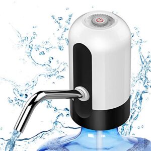water dispenser 5 gallon,mikosi water jug dispenser universal electric water bottle dispenser, water pump for 5 gallon bottle with 2 silicone
