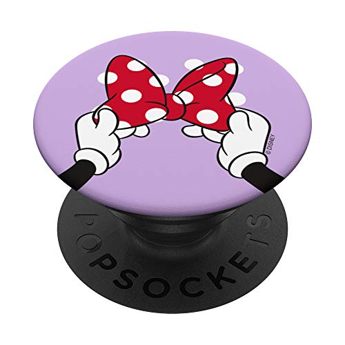 Disney Minnie Mouse's Red Polka Dot Bow PopSockets PopGrip: Swappable Grip for Phones & Tablets