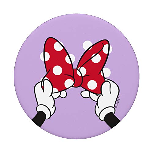 Disney Minnie Mouse's Red Polka Dot Bow PopSockets PopGrip: Swappable Grip for Phones & Tablets