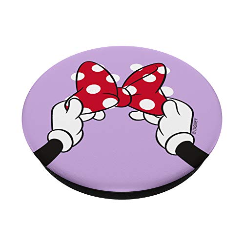 Disney Minnie Mouse's Red Polka Dot Bow PopSockets PopGrip: Swappable Grip for Phones & Tablets