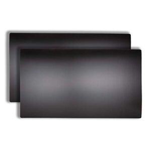 extra large 30x18 cutting board mat, 2 pack for catering, food service, bbq and fishing, black