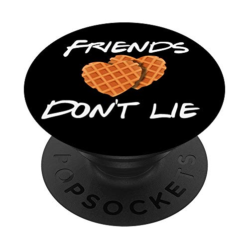 Friends Don't Lie Funny Waffle Phone grips Gift PopSockets Swappable PopGrip