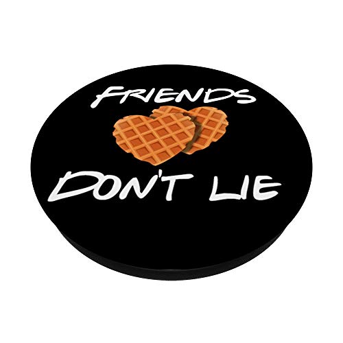 Friends Don't Lie Funny Waffle Phone grips Gift PopSockets Swappable PopGrip