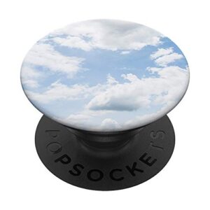 every cloud blue sky clouds popsockets swappable popgrip