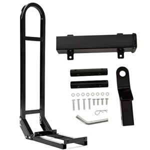 JMTAAT Golf Cart Universal Rear Seat Safety Grab Bar with Trailer Hitch for Club Car EZGO Yamaha Safety handrails and Trailer Hook