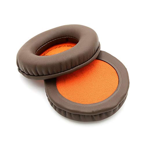 Replacement Hesh2 Ear Pads Earpads Ear Cushions Cups Cover Repair Parts Compatible with Skullcandy Hesh Hesh 2 Hesh 2.0 Wireless Headphones (Brown)