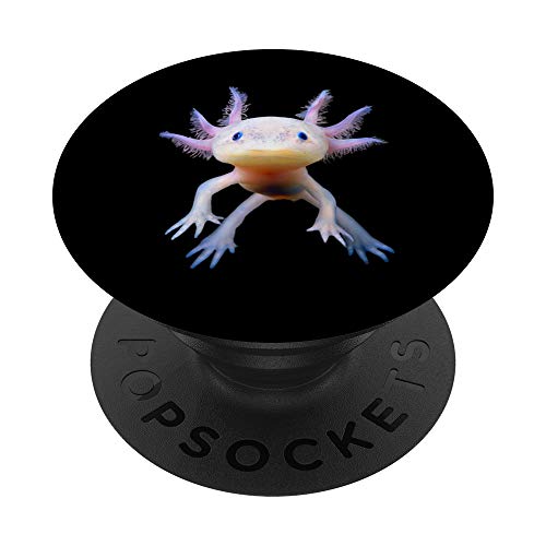 Axolotl Mexican Walking Fish Cute Amphibian Axolotl PopSockets PopGrip: Swappable Grip for Phones & Tablets