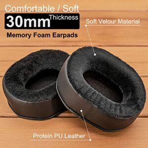 Arctis 7 Ear Cushion Replacement Ear Pads Compatible with ATH-M50x M50 M40, Arctis 7 Arctis Pro, ATH-WS1100iS, HD280 Pro, MDR-7506 V6 Headphone (Hybrid Velour)