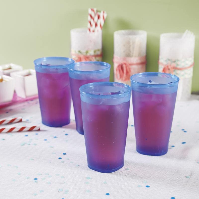 Sterilite 09244h08 20 Oz Tuquoise Blue Tint Tumblers 4 Count