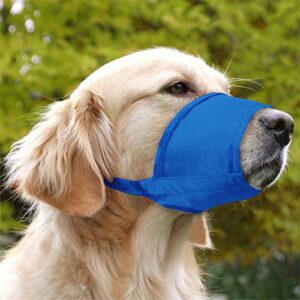 Coppthinktu Dog Muzzle Suit, 7PCS Dog Muzzles for Biting Barking Chewing, Adjustable Dog Mouth Cover for Small Medium Large Dogs, Soft Comfortable Dog Muzzle for Long Snout