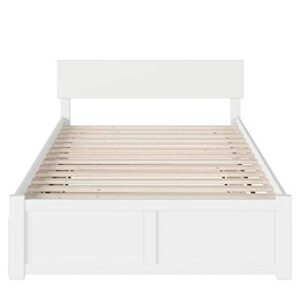 Atlantic Furniture AR8132052 Orlando Platform, Full, White