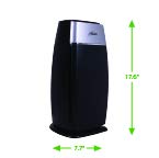 Hunter Fan Company HP100BLS Air Purifier, Black & Silver