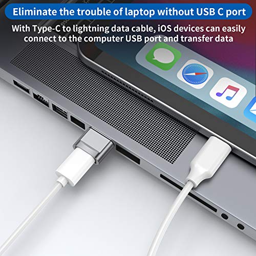 USB C Female to USB Male Adapter (4-Pack),Type C to USB A Charger Converter for iPhone 14 Plus 13 12 11 Pro Max,Samsung Galaxy S23 S22 S21 S20 Ultra,Apple iWatch Watch Series 7 8 SE,AirPods iPad Air