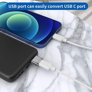 USB C Female to USB Male Adapter (4-Pack),Type C to USB A Charger Converter for iPhone 14 Plus 13 12 11 Pro Max,Samsung Galaxy S23 S22 S21 S20 Ultra,Apple iWatch Watch Series 7 8 SE,AirPods iPad Air
