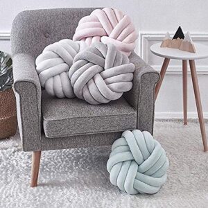 Cyprinus Carpio Creative Wrinkle Free Knot Ball Rose Flower Cushion Sofa Lumbar Pillow Household Throw Pillow Decoration