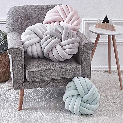 Cyprinus Carpio Creative Wrinkle Free Knot Ball Rose Flower Cushion Sofa Lumbar Pillow Household Throw Pillow Decoration