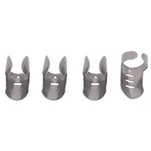 4Pcs Stainless Steel Finger Guard, Professional Slice Finger Guard Safe Finger Protector Home Kitchen Cooking Tool