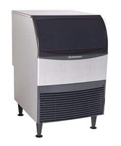 scotsman un324a-1 nugget-style ice maker with bin, 80-pound capacity, stainless steel, 115-volts, nsf