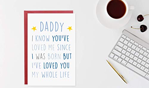 Birthday Card For Daddy,Fathers Day Card,New Dad Cute Birthday Cards