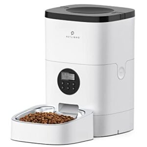 PETLIBRO Automatic Cat Feeders, Automatic Cat Food Dispenser with Customize Feeding Schedule, Timed Cat Feeder with Interactive Voice Recorder, Automatic Pet Feeder for Cat Dog 1-4 Meals Dry Food 4L