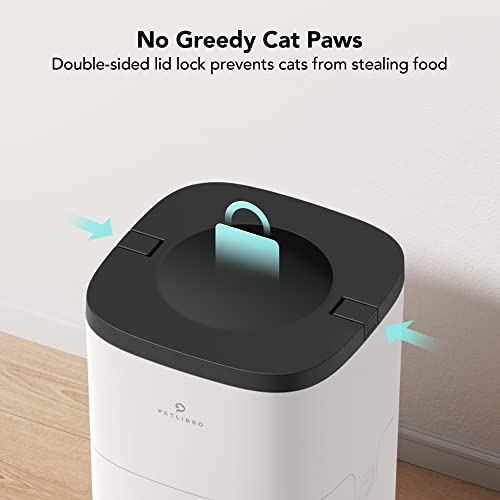 PETLIBRO Automatic Cat Feeders, Automatic Cat Food Dispenser with Customize Feeding Schedule, Timed Cat Feeder with Interactive Voice Recorder, Automatic Pet Feeder for Cat Dog 1-4 Meals Dry Food 4L