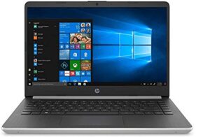 newest hp 14 hd premium business laptop pc | 10th gen intel quad-core i5-1035g1 up to 3.6ghz | 8gb ram | 256gb ssd | wifi | hdmi | card reader | bluetooth | windows 10 | silver (renewed)