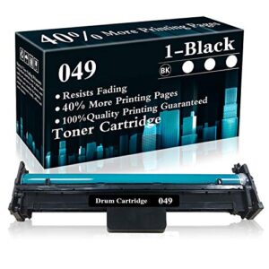 1 pack 049 black drum unit replacement for canon imageclass mf113w lbp113w mf110/lbp110 series i-sensys mf113w lbp113w mf110/lbp110 series printer,sold by topink