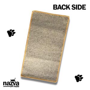 Cat Scratcher Mat Sisal Large Scratching Rug - 32” x 17” - Natural Grinding Claws, Sleeping Floor Mat - No Velcro