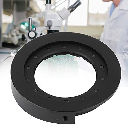 Iris Diaphragm, Microscope Iris Adapter Aperture Adjustable Lens Optical Diaphragm for Microscope (SK25 with Bas)