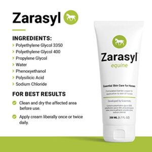 Zarasyl Essential Skin Care Ointment for Horses - Protects and Moisturizes for Equine Healing - First Aid Salve for Horse Wounds and Skin Repair – 6.7oz