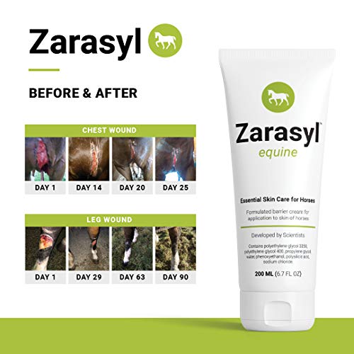 Zarasyl Essential Skin Care Ointment for Horses - Protects and Moisturizes for Equine Healing - First Aid Salve for Horse Wounds and Skin Repair – 6.7oz